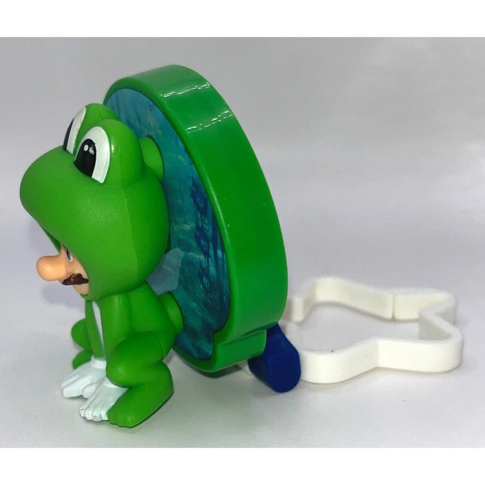 Nintendo Mario Frog Suit Clip Toy McDonald's 2023 Happy Meal Toy Green 3in